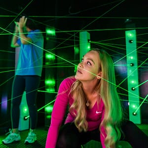 Experience The Thrilling Beamz Laser Maze For One, Two, Or Four People Dubai Shafqa.com Online Shopping, Best Prices in Dubai UAE