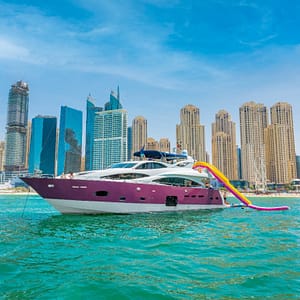 4 Hour Yacht Ride & Slide, Swim & Snorkel with BBQ Lunch – Boat Tours and Cruises Shafqa.com Online Shopping, Best Prices in Dubai UAE