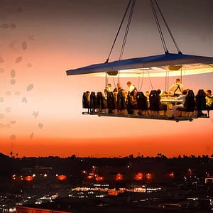 Dinner in the Sky Marrakech at Al Maaden Golf Marrakech, Marrakesh, Morocco Shafqa.com Online Shopping, Best Prices in Dubai UAE