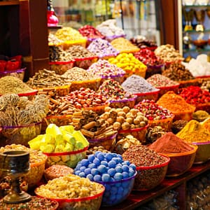 Dubai Souks and Creekside Food Walk – Outdoor Attractions Shafqa.com Online Shopping, Best Prices in Dubai UAE