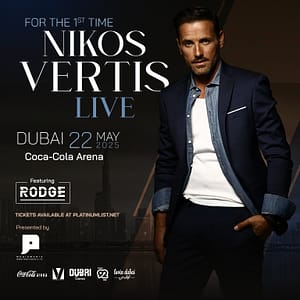Nikos Vertis – The Journey of Sound and Soul World Tour at Coca-Cola Arena in Dubai – Concerts Shafqa.com Online Shopping, Best Prices in Dubai UAE