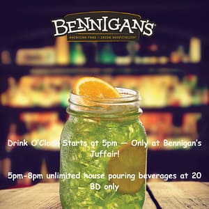 3 Hours Zero Limits at Bennigans – Recently Added Experiences Shafqa.com Online Shopping, Best Prices in Dubai UAE