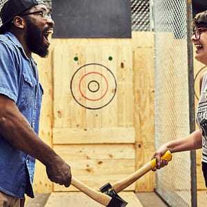 Axe Throwing Experience At Action Park Dubai Shafqa.com Online Shopping, Best Prices in Dubai UAE