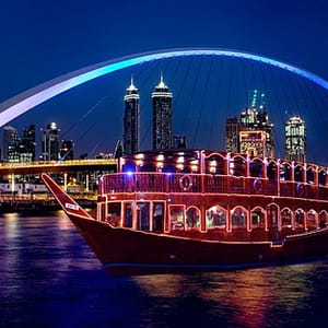 Canal Dhow Cruise Or Trio Package At Desert Vibes Tourism Dubai Shafqa.com Online Shopping, Best Prices in Dubai UAE