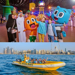 Combo: IMG World Of Adventures + FREE 99 Minutes Premium Boat Tour – Combos and more adventures Shafqa.com Online Shopping, Best Prices in Dubai UAE