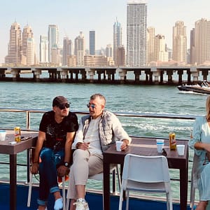 Embark On Dubais Starlit Marina Sunset/Diner Cruise For 4 People Dubai Shafqa.com Online Shopping, Best Prices in Dubai UAE