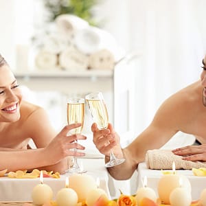 Enjoy A 45-Min Couple Spa Treatment With Optional Hair Spa Or Facial Dubai Shafqa.com Online Shopping, Best Prices in Dubai UAE