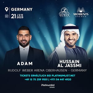 Hussain Al Jassmi & Adam Live at Rudolf Weber Arena in Oberhausen, Germany – Arabic Events Shafqa.com Online Shopping, Best Prices in Dubai UAE