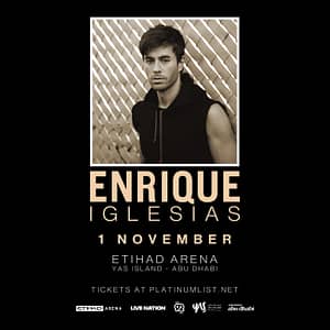 Live Nation Middle East Presents Enrique Iglesias – Concerts Shafqa.com Online Shopping, Best Prices in Dubai UAE
