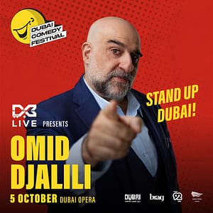 Omid Djalili Live at Dubai Comedy Festival 2025 – Dubai Comedy Festival Shafqa.com Online Shopping, Best Prices in Dubai UAE 2