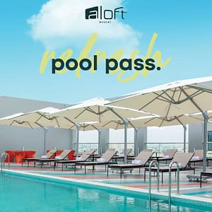 Pool Pass at Aloft Muscat – Recently Added Experiences Shafqa.com Online Shopping, Best Prices in Dubai UAE