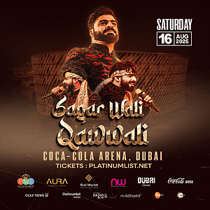 Sagar Wali Qawwali Live at Coca-Cola Arena in Dubai – Concerts Shafqa.com Online Shopping, Best Prices in Dubai UAE
