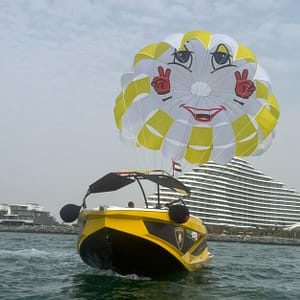 Soar Above Dubais Coastline With 30-Minute Parasailing For One Or Two Dubai Shafqa.com Online Shopping, Best Prices in Dubai UAE