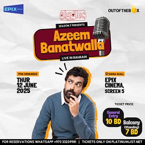 Azeem Banatwalla Live in Bahrain – Comedy Events Shafqa.com Online Shopping, Best Prices in Dubai UAE
