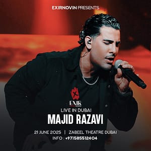 Majid Razavi Live at Zabeel Theatre in Dubai – Persian Events Shafqa.com Online Shopping, Best Prices in Dubai UAE