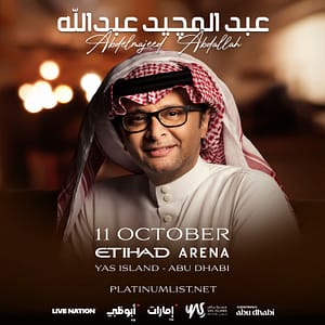 Abdul Majeed Abdallah at Etihad Arena – Concerts Shafqa.com Online Shopping, Best Prices in Dubai UAE