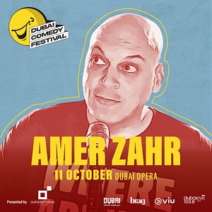 Amer Zahr Live at Dubai Comedy Festival 2025 – Dubai Comedy Festival Shafqa.com Online Shopping, Best Prices in Dubai UAE