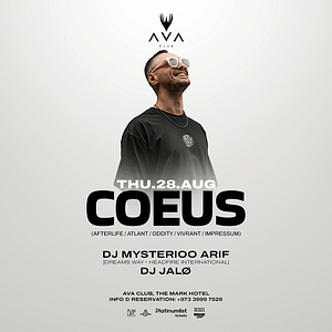 Coeus (Afterlife – Oddity – Atlant) live in Bahrain – Nightlife Shafqa.com Online Shopping, Best Prices in Dubai UAE