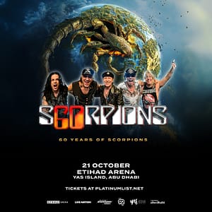 Coming Home — 60 Years of Scorpions tour at Etihad Arena – Concerts Shafqa.com Online Shopping, Best Prices in Dubai UAE