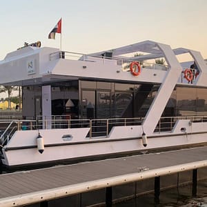 Dubai Canal Dinner Cruise With House Or Soft Beverages On Luxury Boat Dubai Shafqa.com Online Shopping, Best Prices in Dubai UAE