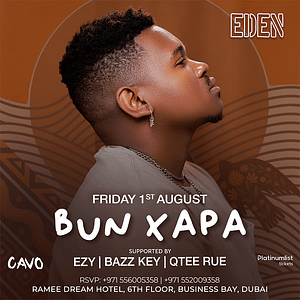 Eden Presents Bun Xapa Live in Dubai – Nightlife Shafqa.com Online Shopping, Best Prices in Dubai UAE