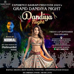 Grand Dandiya Night Bahrain – Desi Events Shafqa.com Online Shopping, Best Prices in Dubai UAE