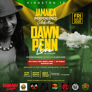 Jamaica Independence Celebration: Dawn Penn Live at Kingston10 – Concerts Shafqa.com Online Shopping, Best Prices in Dubai UAE