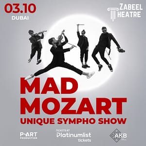 Mad Mozart: Unique Sympho Show at Zabeel Theatre in Dubai – Concerts Shafqa.com Online Shopping, Best Prices in Dubai UAE