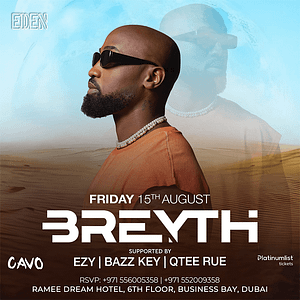 Soul of Cavo Presents Breyth Live in Dubai – Nightlife Shafqa.com Online Shopping, Best Prices in Dubai UAE