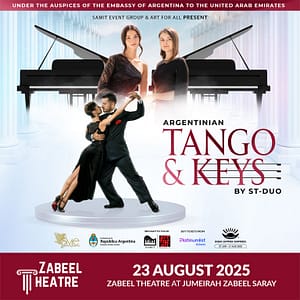 Tango & Keys at Zabeel Theatre, Dubai – Comedy Events Shafqa.com Online Shopping, Best Prices in Dubai UAE