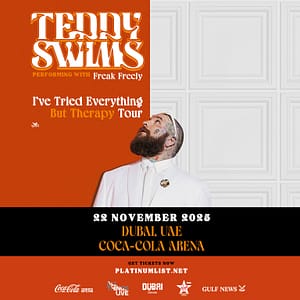 Teddy Swims Live at Coca-Cola Arena in Dubai – Concerts Shafqa.com Online Shopping, Best Prices in Dubai UAE