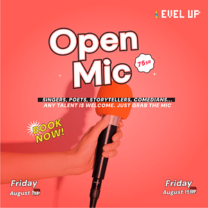 Open Mic Night at Level Up in Riyadh – Nightlife Shafqa.com Online Shopping, Best Prices in Dubai UAE