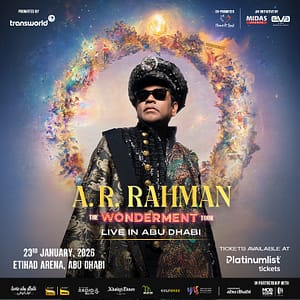AR Rahman Live in Abu Dhabi – Desi Events Shafqa.com Online Shopping, Best Prices in Dubai UAE