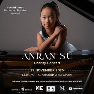 Anran Su – Charity Concert at Cultural Foundation in Abu Dhabi – Shows and Theatrical Plays Shafqa.com Online Shopping, Best Prices in Dubai UAE