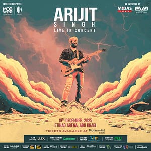 Arijit Singh Live in Concert at Etihad Arena – Desi Events Shafqa.com Online Shopping, Best Prices in Dubai UAE