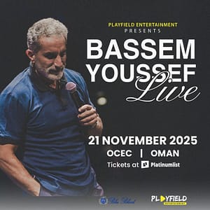 Bassem Youssef at OCEC in Oman – Arabic Events Shafqa.com Online Shopping, Best Prices in Dubai UAE