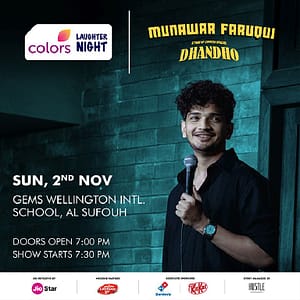 Colors Laughter Night ft. Munawar Faruqui in Dubai – Shows and Theatrical Plays Shafqa.com Online Shopping, Best Prices in Dubai UAE