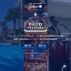 Flavors Around The World: Food Festival at The Diplomat Radisson Blu Hotel, Residence & Spa – Festival Shafqa.com Online Shopping, Best Prices in Dubai UAE