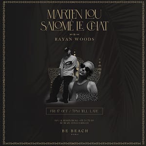 Marten Lou & Salomé Le Chat at Be Beach Dubai – Nightlife Shafqa.com Online Shopping, Best Prices in Dubai UAE