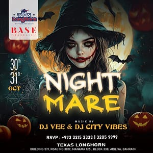 Nightmare Halloween Party at Texas Longhorn, Bahrain – Halloween Shafqa.com Online Shopping, Best Prices in Dubai UAE