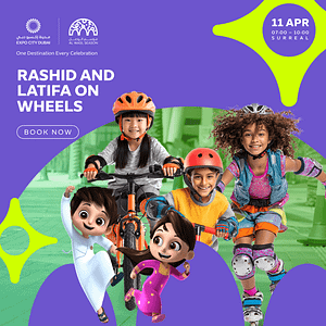 Rashid and Latifa on Wheels in Dubai – Kids Events Shafqa.com Online Shopping, Best Prices in Dubai UAE