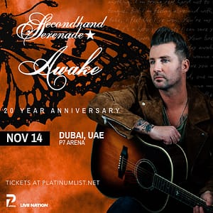 Secondhand Serenade in Dubai – Concerts Shafqa.com Online Shopping, Best Prices in Dubai UAE