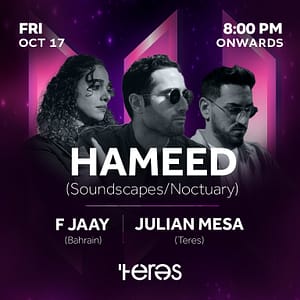 Teres Presents: Hameed (Soundscapes/Noctuary) at Teres – JJ’s Irish Restaurant – Nightlife Shafqa.com Online Shopping, Best Prices in Dubai UAE