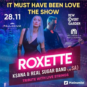 Tribute to Marie Frederiksson Roxette Top Hits ‘Symphony of Your Heart’ in Dubai – Concerts Shafqa.com Online Shopping, Best Prices in Dubai UAE