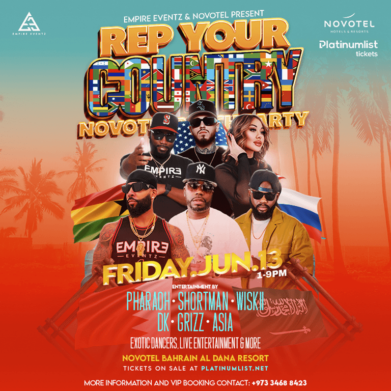Rep Your Country – Novotel Beach Party – Nightlife Shafqa.com Online Shopping, Best Prices in Dubai UAE 2