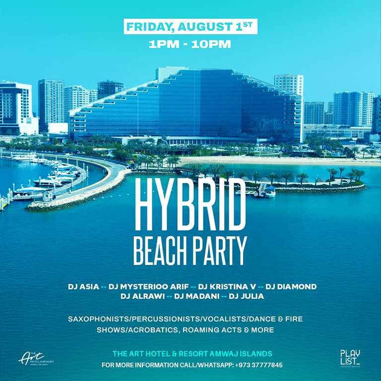 Hybrid Pool & Beach Party at The Art Hotel & Resort – Nightlife Shafqa.com Online Shopping, Best Prices in Dubai UAE 2