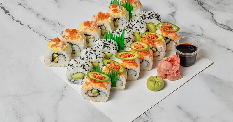 Choice Of Any Sushi Roll With Soft Drink At Ichikura Dubai Shafqa.com Online Shopping, Best Prices in Dubai UAE 7