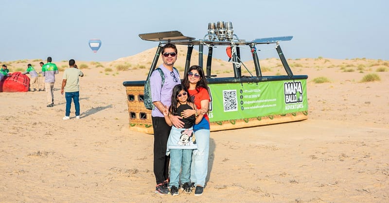 Choice Of Hot Air Balloon Flight: For One Child And 1, 2 Or 4 Adults National Deal Shafqa.com Online Shopping, Best Prices in Dubai UAE 5