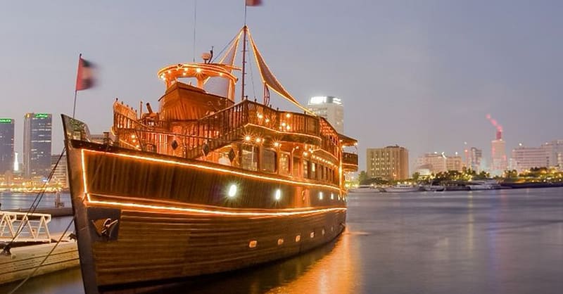 Creek Cruise Buffet Dinner Cruise For 1 Child Or 1, 2 Or 4 Adults Dubai Shafqa.com Online Shopping, Best Prices in Dubai UAE 2