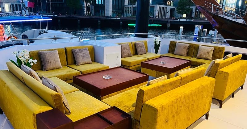 Dine, Dance, And Delight: Dubai Canal Dinner Dhow Cruise Dubai Shafqa.com Online Shopping, Best Prices in Dubai UAE 15